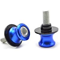 Los mejores  - 2pcs Universal CNC Diabolos M8x1.5 Basculante de Deslizadores Tornillos del Soporte para Kawasaki Z900 Z800 Z1000 Z650…